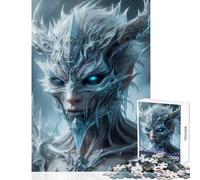 Puzzle da 1000 pezzi guerriera regina di ghiaccio giocattolo decorazione da parete regalo per compleanni gioco educativo allena il cervello e le mani dimensioni 38x26cm