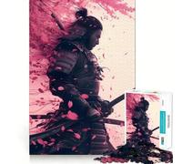 Puzzle da 1000 pezzi "Guerrieri Samurai tra i ciliegi in fiore" per adulti Un gioco divertente e stimolante da fare insieme Ritagli precisi per un'opera d'arte da esporre (38x26cm)