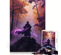 Puzzle da 1000 pezzi "Guerriero Samurai Mistico" per adolescenti, gioco di logica e abilità, divertimento condiviso, taglio preciso, decorazione da parete (38x52cm)