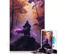 Puzzle da 1000 pezzi "Guerriero Samurai Mistico" per adulti, giocattolo di logica, Joy Premium Edge, sorpresa di compleanno (50x75cm)