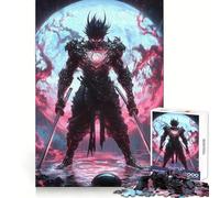 Puzzle da 1000 pezzi "Guerriero Samurai nel Lago Velenoso" per adulti, gioco intelligente e divertente, bordi lisci, regalo per le festività (38x26cm)
