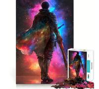 Puzzle da 1000 pezzi "Guerriero Spaziale" per adulti e ragazzi, gioco di logica, rilassante, taglio preciso, regalo di Natale 38x26cm