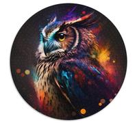 Puzzle da 1000 pezzi "Gufo fantasy", puzzle impossibile per adulti, attività educativa per migliorare le abilità cognitive (67,5x67,5 cm)