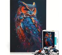 Puzzle da 1000 pezzi Gufo Magico Gioco educativo Decorazione perfetta compleanno e Natale 38x52cm