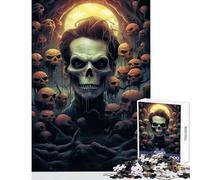 Puzzle da 1000 pezzi Halloween Fright Night Giocattolo Decorazione da parete Ottimi regali e giocattoli Gioco rompicapo Adatto per la decorazione del desktop Dimensioni 50x75cm