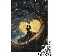 Puzzle da 1000 pezzi "Happy Lovers", difficoltà alta, gioco educativo, giocattolo, regalo di Halloween (38x26 cm)