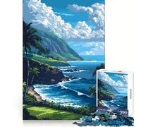 Puzzle da 1000 pezzi Hawaii Kauai Pixel Art Taglio preciso Divertimento per la mente Divertimento per rallentare il tempo Decorazione natalizia da parete (50x75cm)