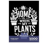 Puzzle Da 1000 Pezzi Home Is Where My Plants Ar Puzzle Per Adulti Gioco Rompicapo Migliora La Memoria Regali Unici Per Compleanno E Natale 38x26cm/1000pcs