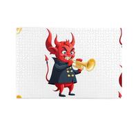 Puzzle da 1000 pezzi Hytter Little Devil che soffia tromba modello educativo intellettuale puzzle in legno, puzzle divertenti, gioco antistress