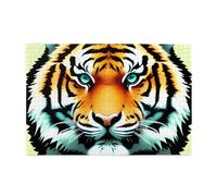 Puzzle da 1000 pezzi Hytter Little Fat Tiger Head Pattern Educational Intellettuale Puzzle in legno, Divertenti Puzzle, Gioco antistress
