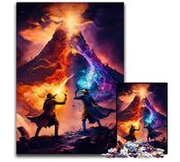 Puzzle da 1000 pezzi "I maghi del vulcano" per adulti, adolescenti e famiglie - Gioco rompicapo fai da te, regalo, 50x75CM/19,68x29,52 pollici
