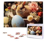 Puzzle da 1000 pezzi - I migliori auguri di Pasqua puzzle per adulti impegnativi puzzle con immagine personalizzata puzzle in legno 75 x 50 cm