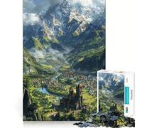 Puzzle da 1000 pezzi "I segreti della cattedrale" per adulti e ragazzi Ideale per stimolare la memoria, favorire la calma e favorire la fuga dalla realtà Taglio liscio Regalo perfetto (38x52cm)