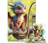 Puzzle da 1000 pezzi "Il Bosco Incantato" giocattolo fai da te attività per famiglie con pezzi di forma casuale completamente ad incastro 38x52cm