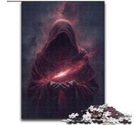 Puzzle da 1000 pezzi "Il cavaliere misterioso", per adulti, gioco di attività per famiglie, decorazione da parete per la casa (dimensioni 26x38cm)