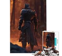 Puzzle da 1000 pezzi "Il Cavaliere Oscuro nella Foresta Infuocata" - Gioco educativo e stimolante divertente e umoristico - Ottimo regalo per gli amanti dei giochi (Dimensioni 75x50cm)