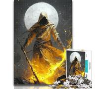 Puzzle da 1000 pezzi Il cavaliere oscuro Puzzle per adolescenti 1000 pezzi, giocattoli giochi educativi antistress lista dei desideri con Babbo Natale 50x75cm