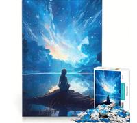Puzzle da 1000 pezzi "Il cielo stellato" di Van Gogh decorazione da parete divertente antistress ideale come regalo 38x52cm