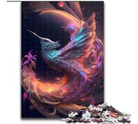 Puzzle da 1000 pezzi "Il colibrì del tempo", puzzle impegnativo, arte fai da te per appassionati, regalo perfetto per rilassarsi (dimensioni 26x38cm)