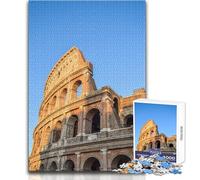 Puzzle da 1000 pezzi Il Colosseo Roma Un modo rilassante per riempire il tempo libero Gioco di taglio preciso e costante Dimensioni giocattolo 38x52cm