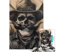 Puzzle da 1000 pezzi "Il cowboy fuorilegge eterno" - Gioco avvincente per coltivare la pazienza rilassante stimolante per l'analisi e la logica ideale come regalo artistico (dimensioni 50x75cm)