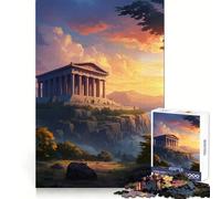 Puzzle da 1000 pezzi "Il crepuscolo degli dei" per adolescenti, stimola la memoria, rilassante e divertente, con bordi netti Un regalo perfetto (38x52cm)