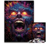 Puzzle da 1000 pezzi "Il diavolo dell'inferno" puzzle impossibili per adulti perfetti per decorazioni per la casa compleanni feste e regali 1000 pezzi (75x50 cm).