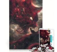 Puzzle da 1000 pezzi Il Dio Rosso dei Gatti decorazione da parete regalo di compleanno compleanno e Natale 50x75cm