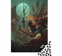 Puzzle da 1000 pezzi "Il dono degli angeli" per adulti, regalo di Halloween, puzzle in legno per adulti, per divertimento in famiglia e serata di giochi, 1000 pezzi (38x26 cm)