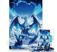Puzzle da 1000 pezzi "Il Drago di Ghiaccio" di Frozen per adolescenti ideale per stimolare la creatività e creare legami perfetto per trascorrere del tempo insieme con taglio liscio e ideale