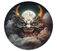 Puzzle da 1000 pezzi "Il drago misterioso" per adulti, attività di unione familiare, regalo per la casa, gioco di ruolo per famiglie (67,5x67,5cm)
