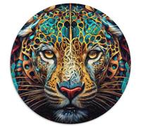 Puzzle da 1000 pezzi "Il giaguaro astuto" in cartone, regalo perfetto per compleanni, feste e decorazioni per la casa (67,5x67,5cm)