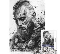 Puzzle da 1000 pezzi "Il Grande Guerriero Nordico" gioco educativo regalo di compleanno giocattolo antistress (26x38cm)
