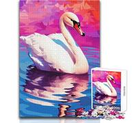 Puzzle da 1000 pezzi Il lago dei cigni Sinfonia Passatempo tranquillo e appagante Incastro perfetto Taglio di precisione Dimensioni giocattolo 50x75cm