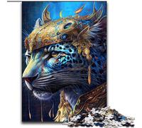 Puzzle da 1000 pezzi "Il maestoso giaguaro" in cartone, gioco interattivo per famiglie, rompicapo, giocattolo educativo, 1000 pezzi(26x38cm)