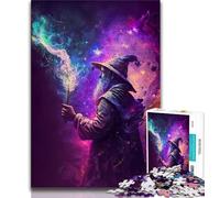 Puzzle da 1000 pezzi "Il mago dell'arte" per adolescenti, 1000 pezzi, impegnativi e difficili, con pezzi completamente interconnessi e di forma casuale (50x75cm)