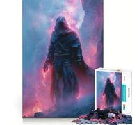 Puzzle da 1000 pezzi "Il mago mistico" per adulti e ragazzi, gioco di logica, relax, taglio perfetto, oggetto da desiderio di Babbo Natale (38x26cm)