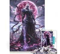 Puzzle da 1000 pezzi Il mondo oscuro dei samurai, decorazione da parete, sfida impegnativa, compleanno e Natale 38x52cm