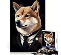 Puzzle da 1000 pezzi "Il Padrino Shiba" per adolescenti, gioco di logica, leggero e rilassante, taglio preciso, regalo classico 38x52cm