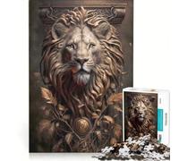 Puzzle da 1000 pezzi Il Paese delle Meraviglie del Leone gioco educativo decorazione perfetta compleanno e Natale 38x26cm