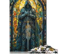 Puzzle da 1000 pezzi "Il paladino nella sua potenza", puzzle per ragazzi e ragazze, difficoltà alta, puzzle per rilassarsi, 1000 pezzi (75x50 cm)
