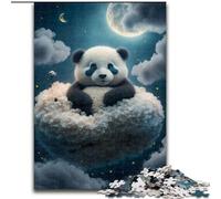 Puzzle da 1000 pezzi "Il panda dei sogni", puzzle impegnativo, dimensioni 50x75cm, attività educativa per le abilità cognitive, miglioramento delle abilità cognitive
