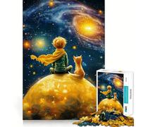 Puzzle da 1000 pezzi "Il Piccolo Principe e la Volpe" per adulti, gioco di logica, divertimento in casa, bordi precisi, oggetto da collezione 50x75cm