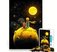 Puzzle da 1000 pezzi "Il Piccolo Principe e la Volpe" per adulti, gioco di logica stimolante, antistress, bordi trasparenti, regalo per le festività 50x75cm