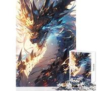 Puzzle da 1000 pezzi il più grande drago giocattoli antistress anime regali per donne e uomini gioco rompicapo collezione di artisti belle arti dimensioni 38x26cm