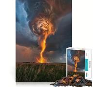 Puzzle da 1000 pezzi "Il potere della tempesta" per adulti, gioco di logica, divertimento al chiuso, bordi precisi, oggetto da collezione 50x75cm