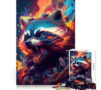 Puzzle da 1000 pezzi "Il Procione Sfacciato" per Ragazzi, Gioco di Logica e Senso di Gioco, Divertimento Tranquillo, Bordi Lisci, Regalo Creativo 38x26cm
