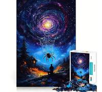 Puzzle da 1000 pezzi Il Ragno e la Galassia per ragazzi, gioco di logica, passatempo rilassante, taglio preciso, 50x75cm