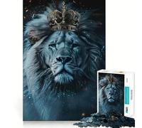 Puzzle da 1000 pezzi "Il Re della Giungla" per adolescenti, gioco di logica e stimolazione mentale, passatempo rilassante, taglio preciso, regalo perfetto 38x52cm