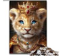 Puzzle da 1000 pezzi "Il Re Leone", puzzle da 1000 pezzi impossibile, educativo, decorazione per la casa, giochi e regali (dimensioni 26x38cm)